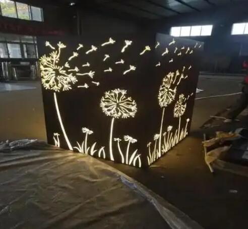 武江耐候钢灯箱